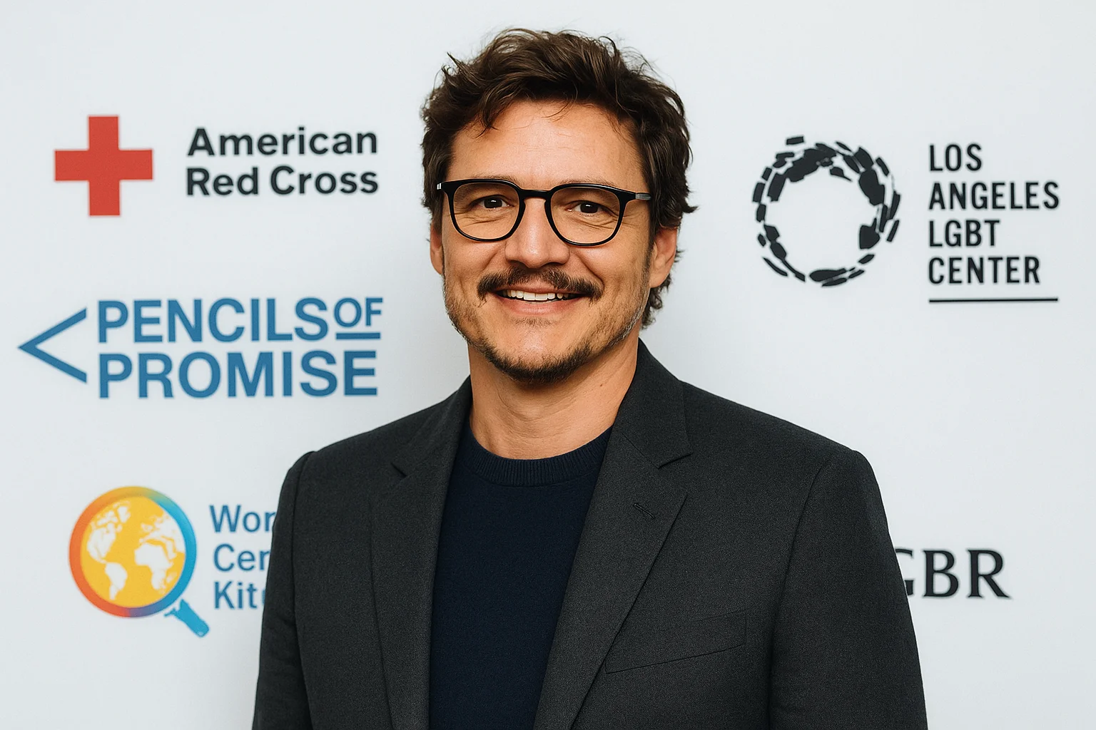 Pedro Pascal attending a charity event, highlighting his involvement in social justice and philanthropic causes.